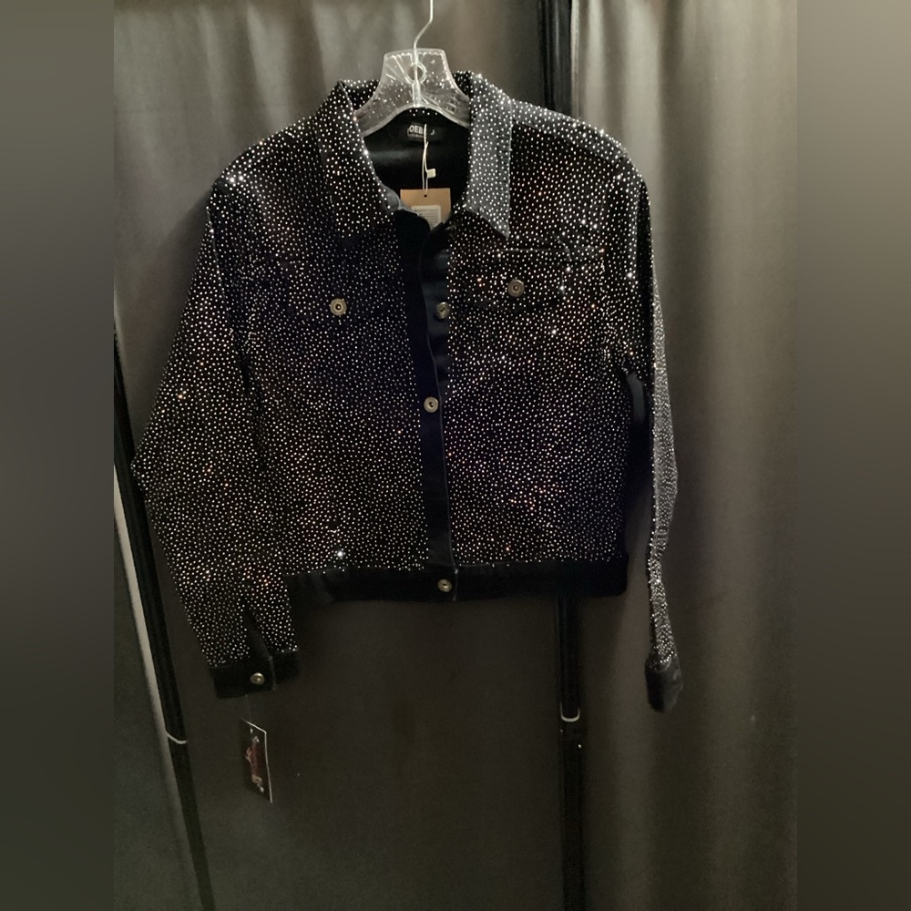 Women’s diamond jacket button up#80